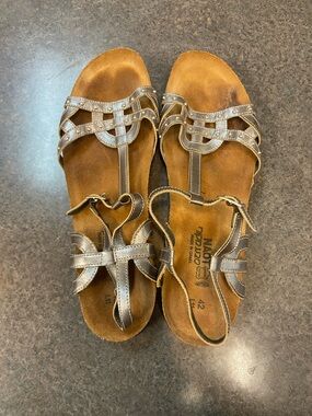 Naot Metallic Bronze Strappy Women's Sandals